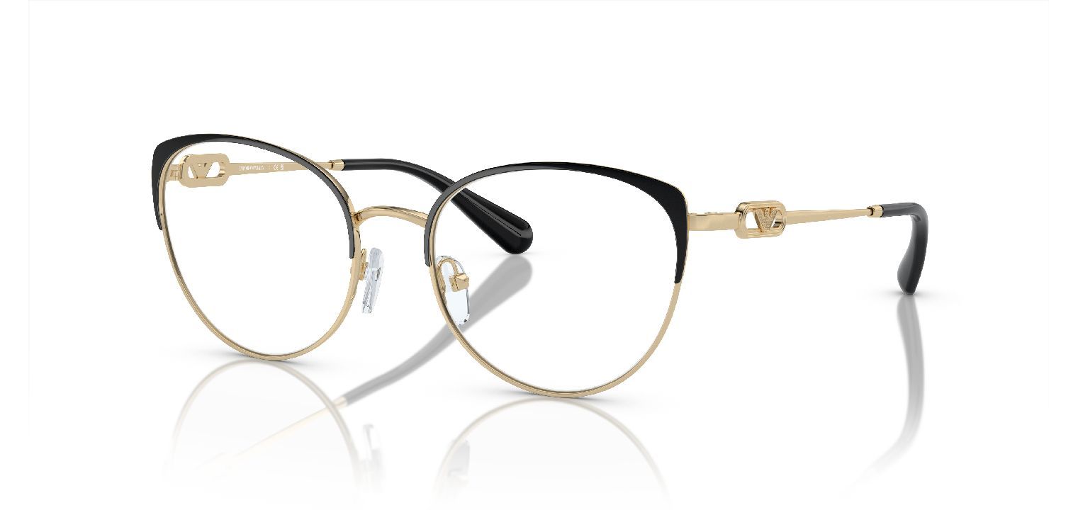 Emporio Armani Schmetterling Brillen 0EA1150 Gold für Dame