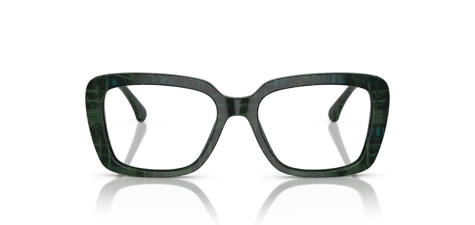 Chanel Rechteckig Brillen 0CH3461 Grün für Dame