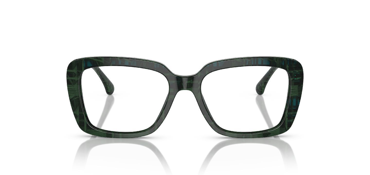 Chanel Rectangle Eyeglasses 0CH3461 Green for Woman