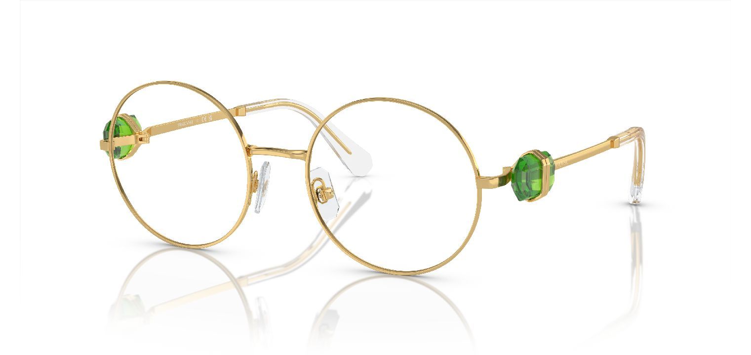 Swarovski Rund Brillen 0SK1001 Gold für Dame