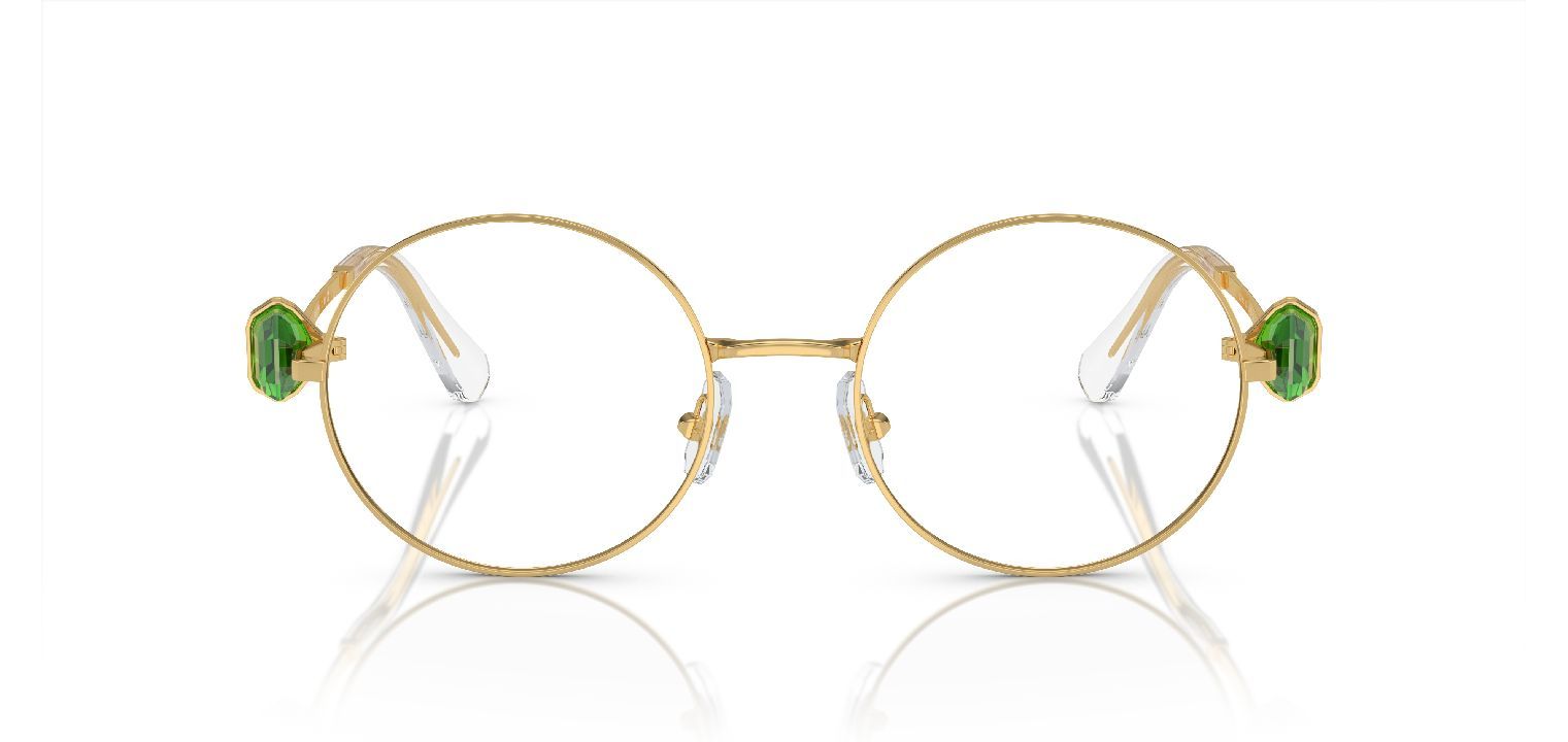 Swarovski Rund Brillen 0SK1001 Gold für Dame