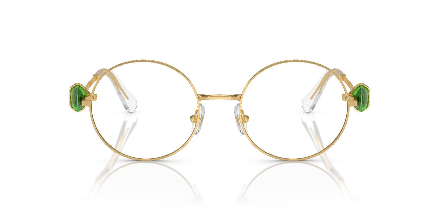 Swarovski Rund Brillen 0SK1001 Gold für Dame