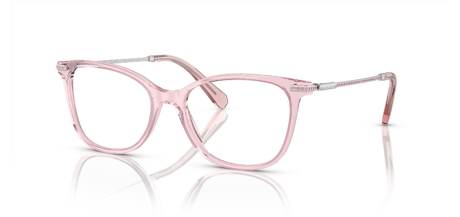 Lunettes de vue Swarovski Carré 0SK2010 Rose pour Femme