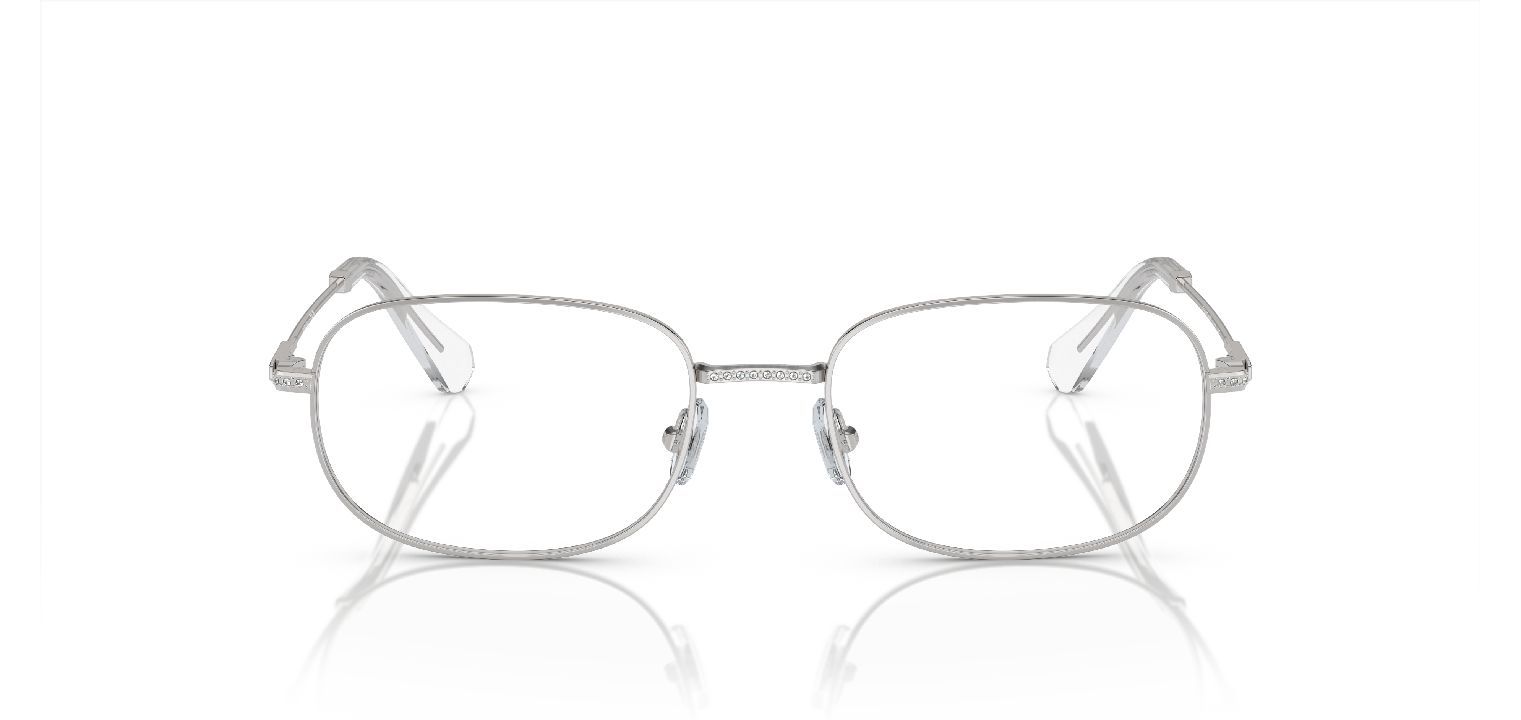 Lunettes de vue Swarovski Rectangle 0SK1005 Argent pour Femme