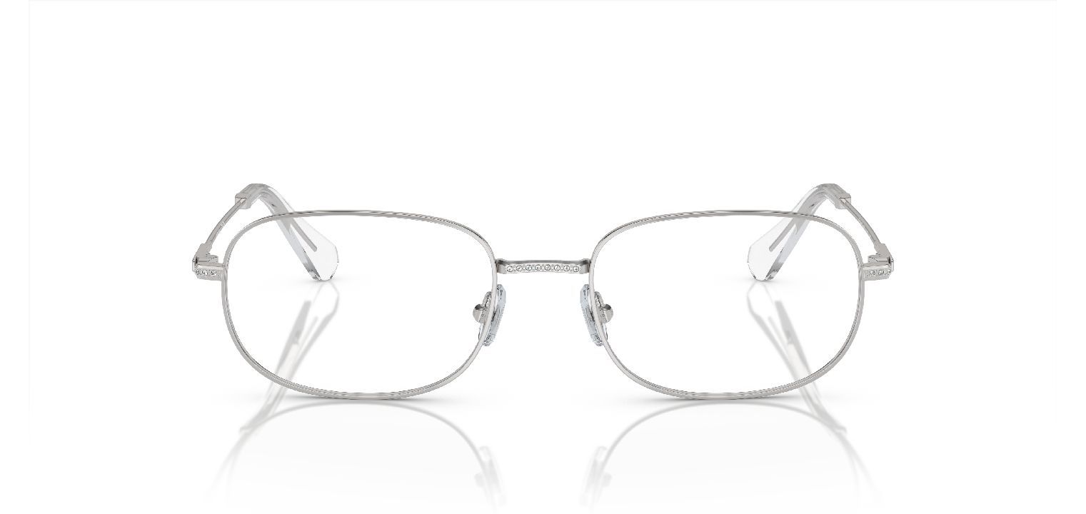 Swarovski Rectangle Eyeglasses 0SK1005 Silver for Woman