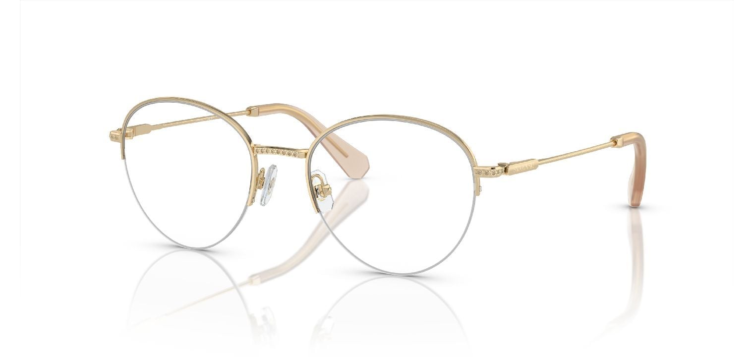 Lunettes de vue Swarovski Ronde 0SK1004 Doré pour Femme