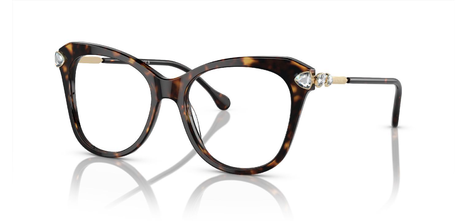 Lunettes de vue Swarovski Papillon 0SK2012 Ecaille pour Femme