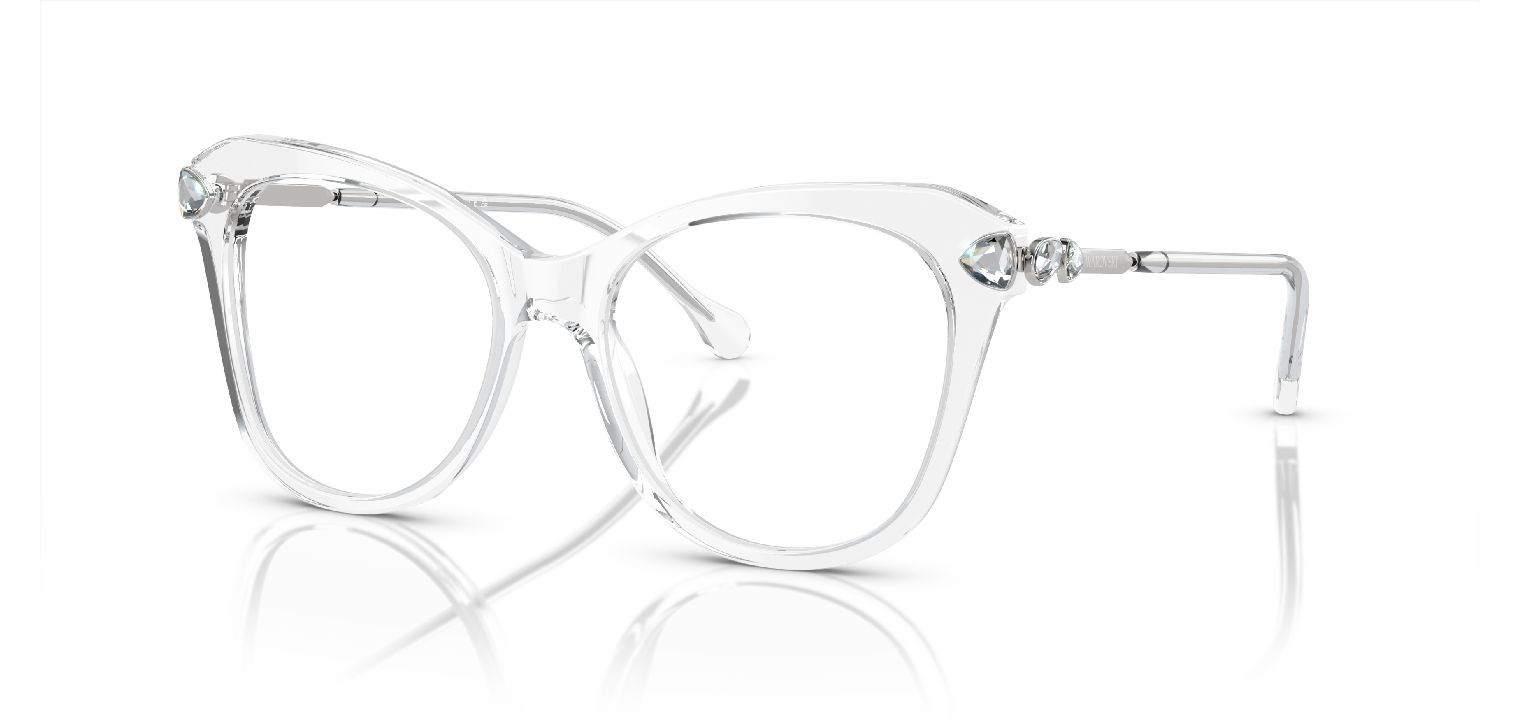 Swarovski Cat Eye Eyeglasses 0SK2012 Transparent for Woman