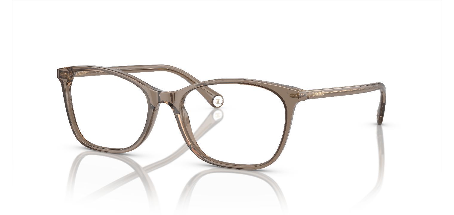 Chanel Rectangle Eyeglasses 0CH3414 Grey for Woman