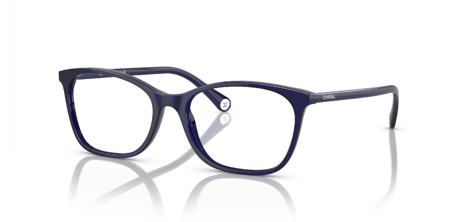 Chanel Rectangle Eyeglasses 0CH3414 Blue for Woman Visilab