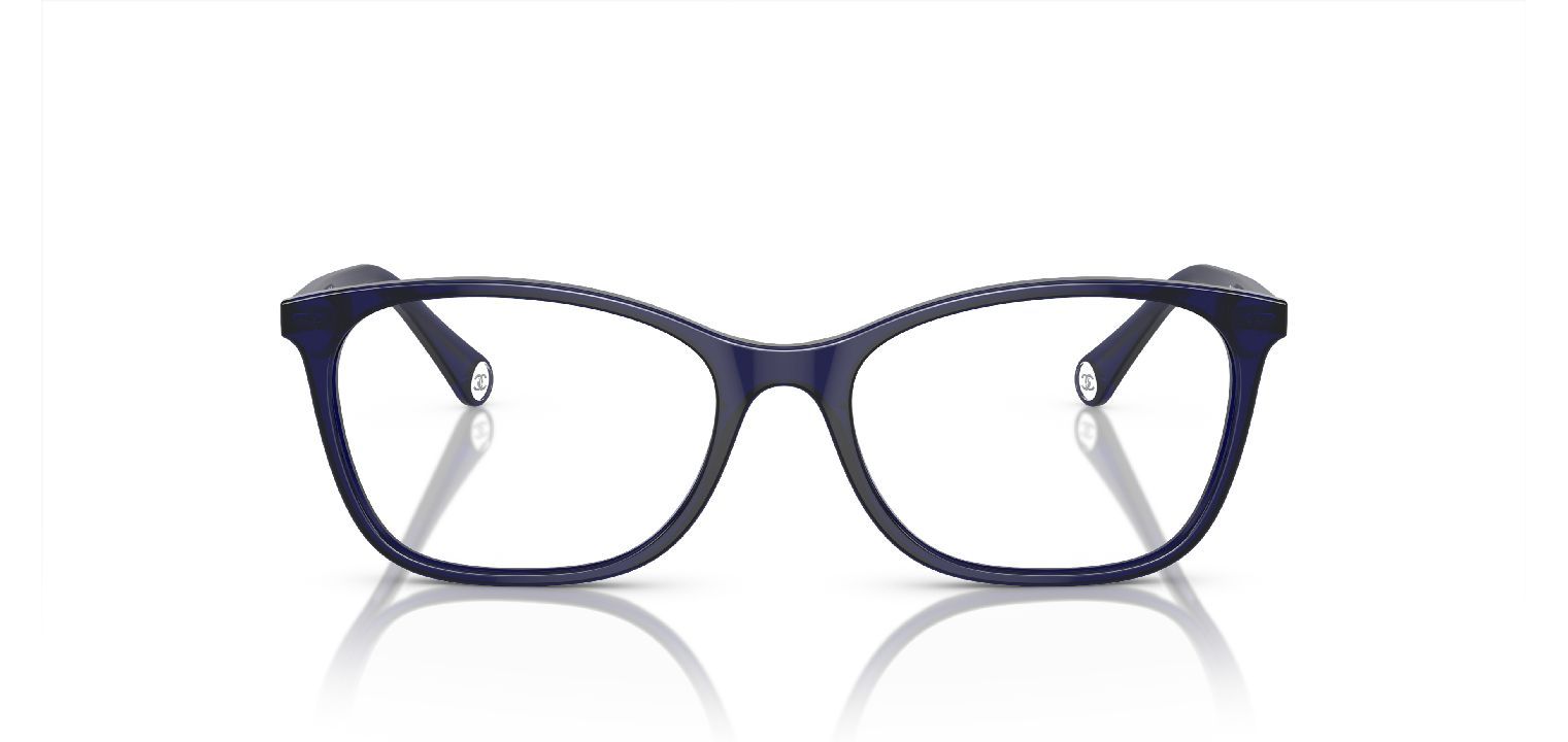 Chanel Rectangle Eyeglasses 0CH3414 Blue for Woman