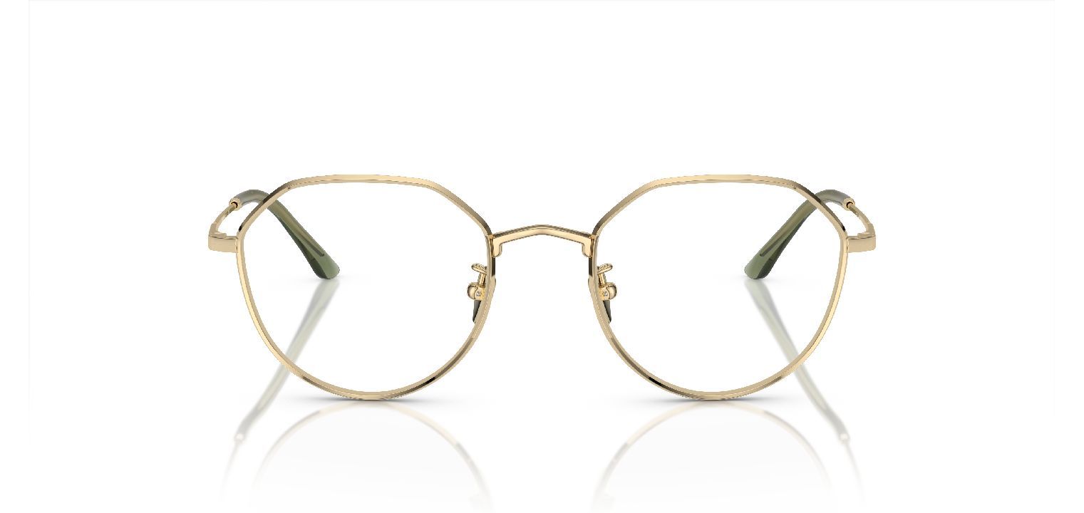 Lunettes de vue Giorgio Armani Ronde 0AR5142 Doré pour Femme