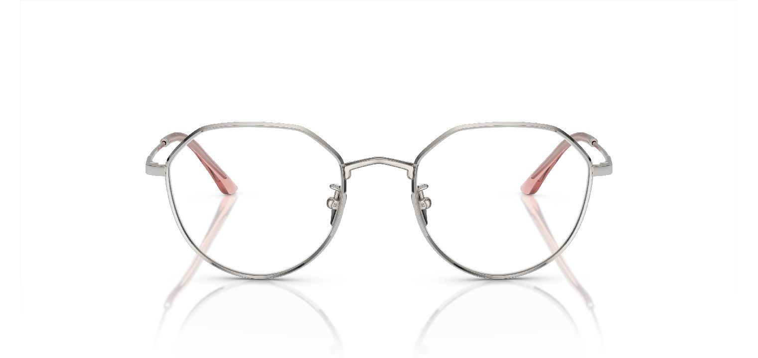 Lunettes de vue Giorgio Armani Ronde 0AR5142 Argenté pour Femme