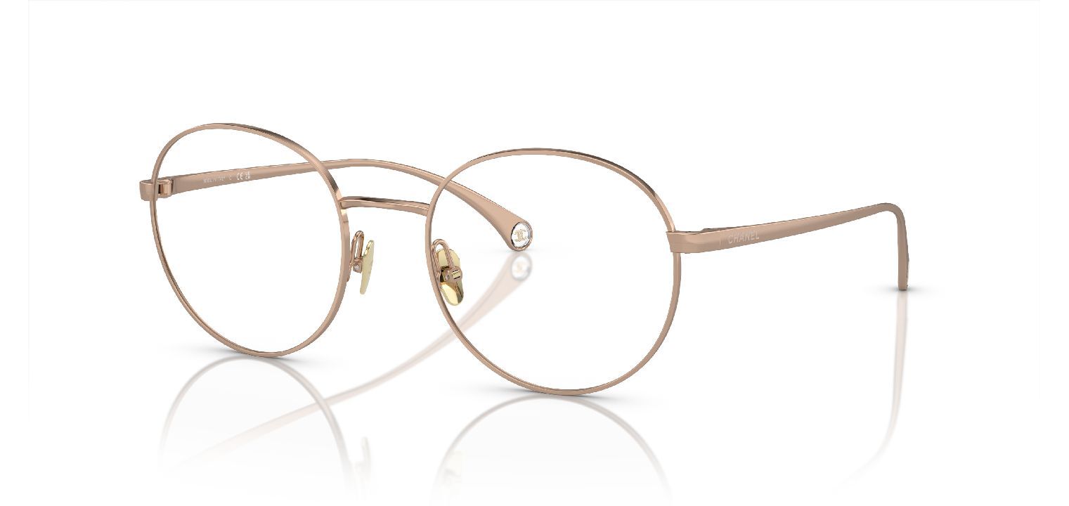 Lunettes de vue Chanel Ovale 0CH2209 Bronze pour Femme