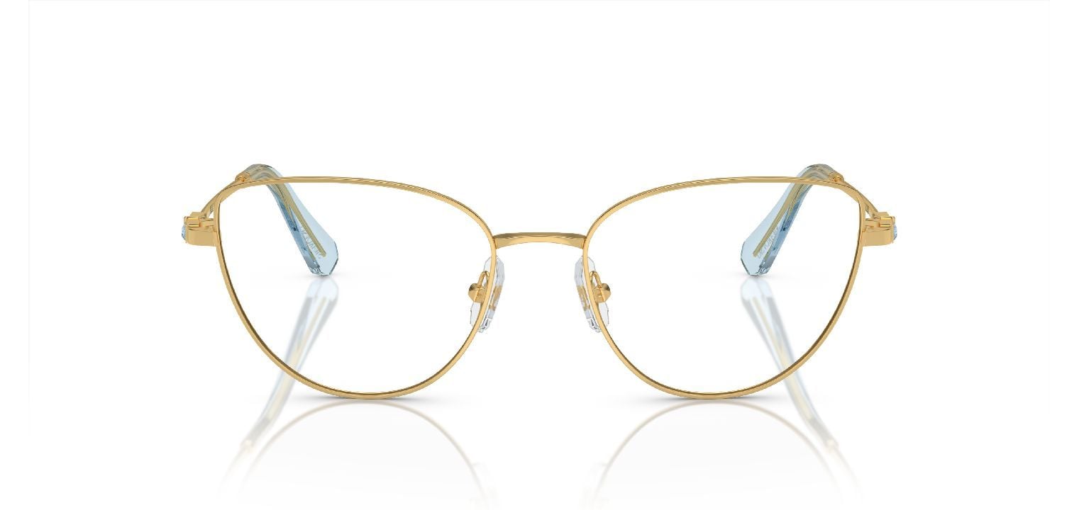 Lunettes de vue Swarovski Papillon 0SK1007 Doré pour Femme