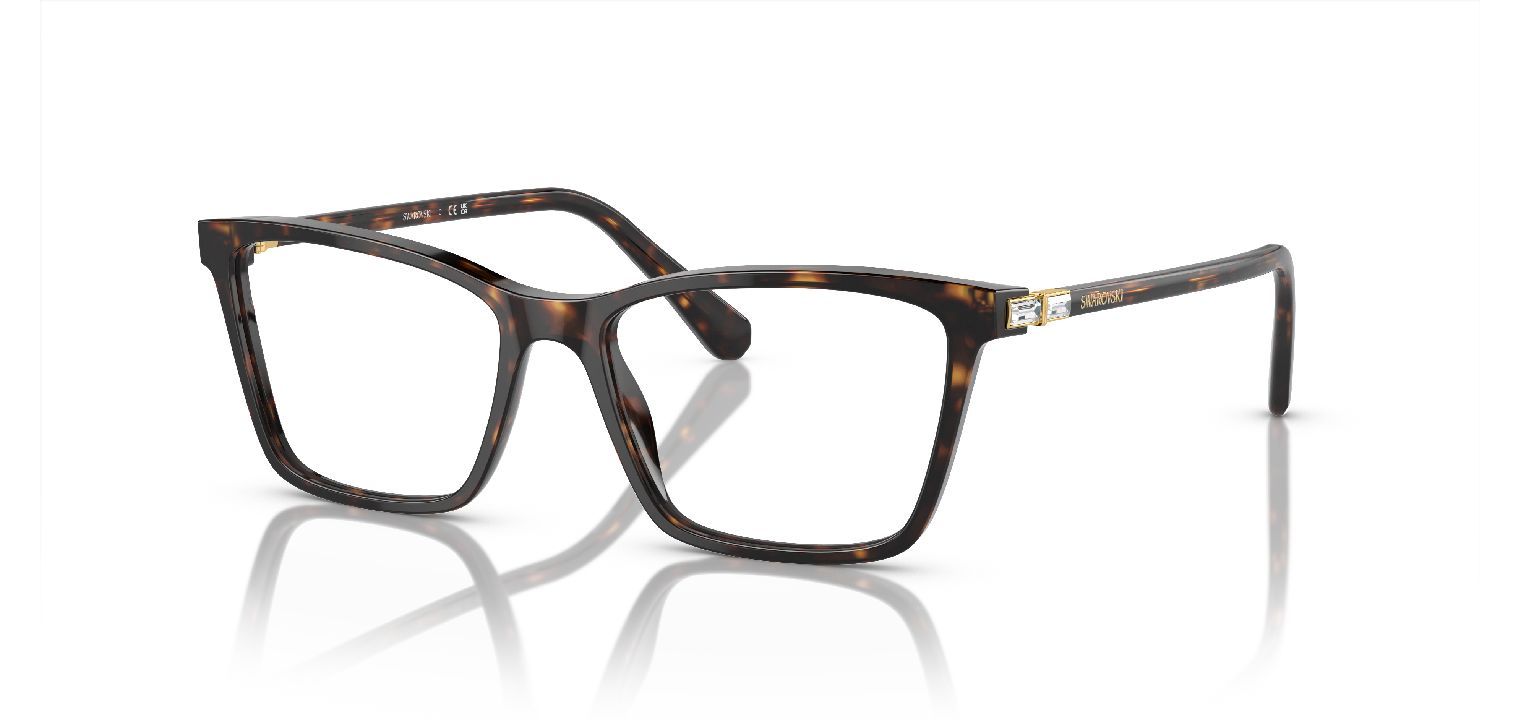 Swarovski Rechteckig Brillen 0SK2015 Schildpatt für Dame