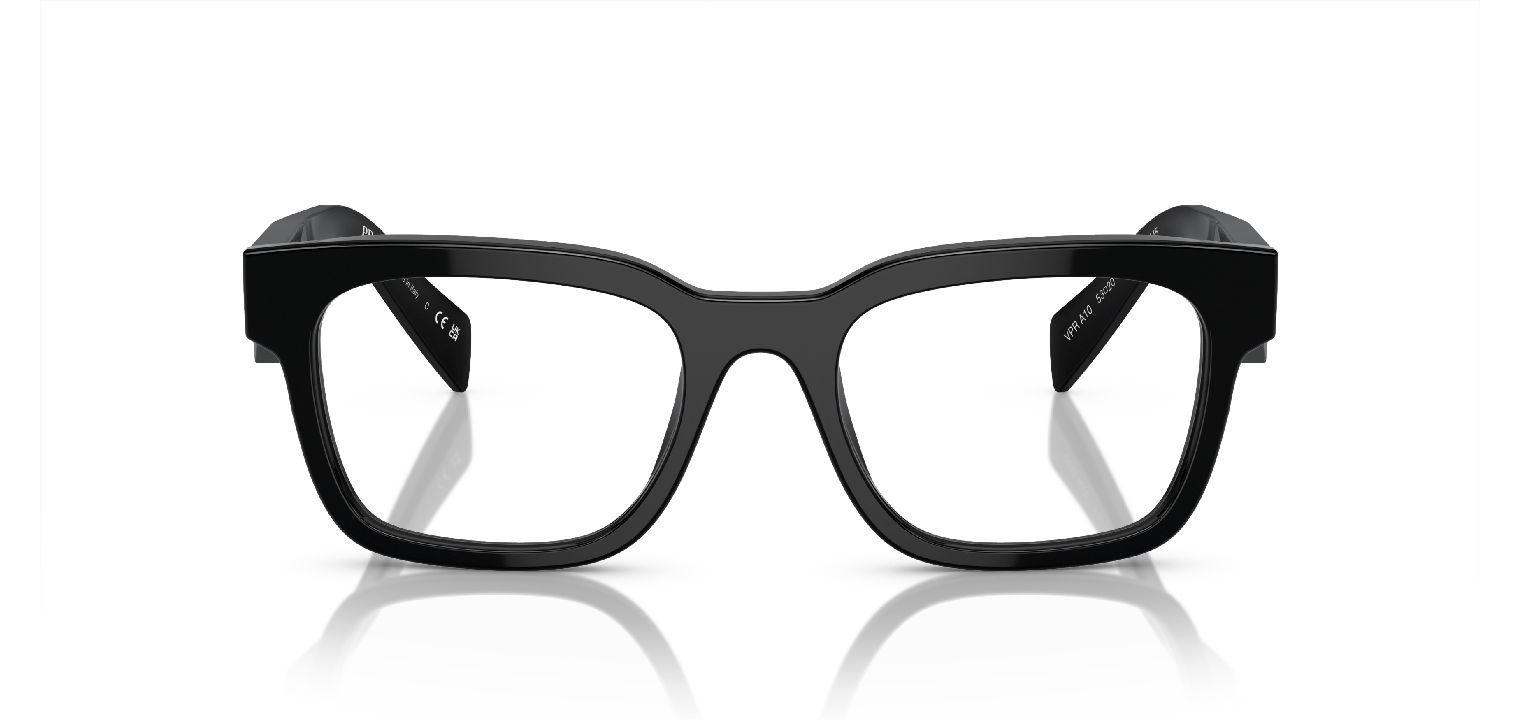 Prada Quadratisch Brillen 0PR A10V Schwarz für Herr