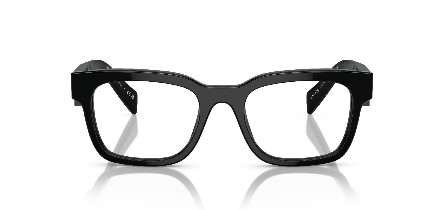 Prada Carré Eyeglasses 0PR A10V Black for Man