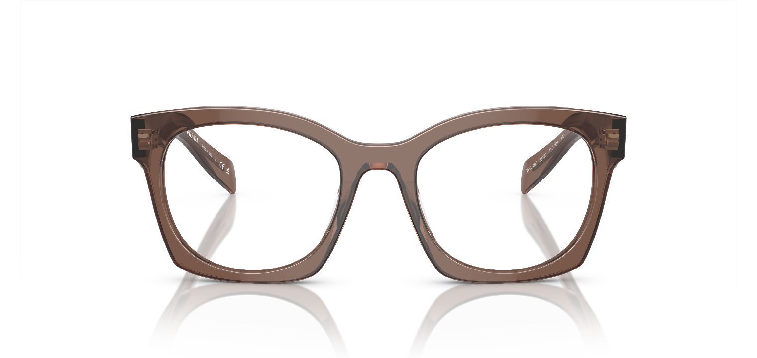 Prada Cat Eye Eyeglasses 0PR A05V Marron for Woman