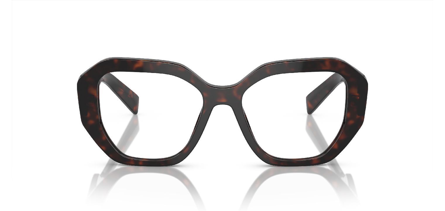 Prada Carré Eyeglasses 0PR A07V Tortoise shell for Woman
