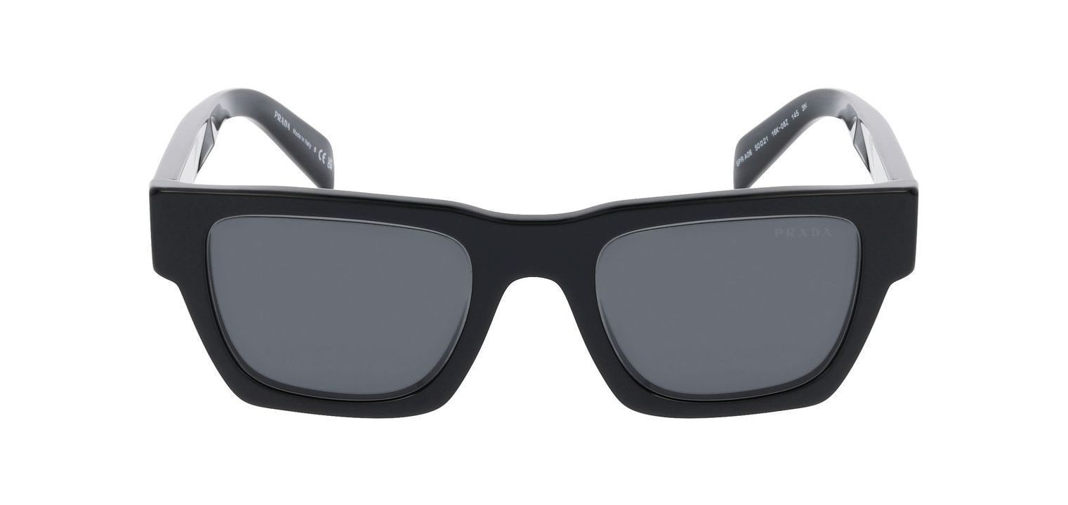 Prada Carré Sunglasses 0PR A06S Black for Man