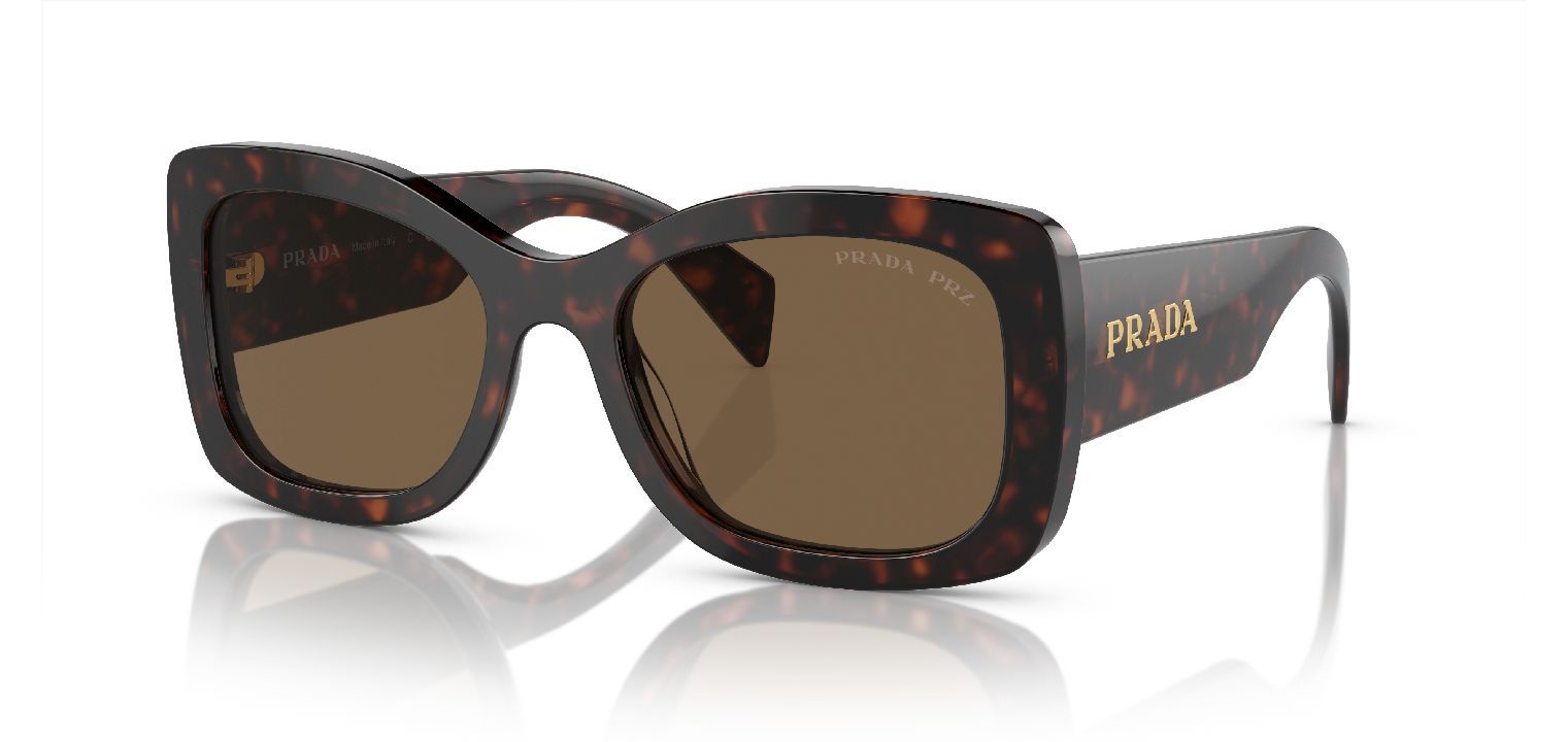 Prada Carré Sunglasses 0PR A08S Tortoise shell for Woman