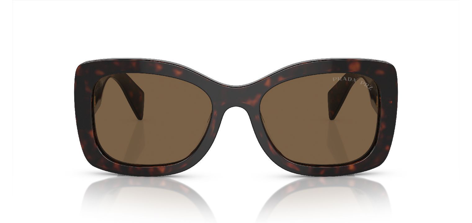 Prada Oval Sonnenbrillen 0PR A08S Schildpatt für Herr-Dame