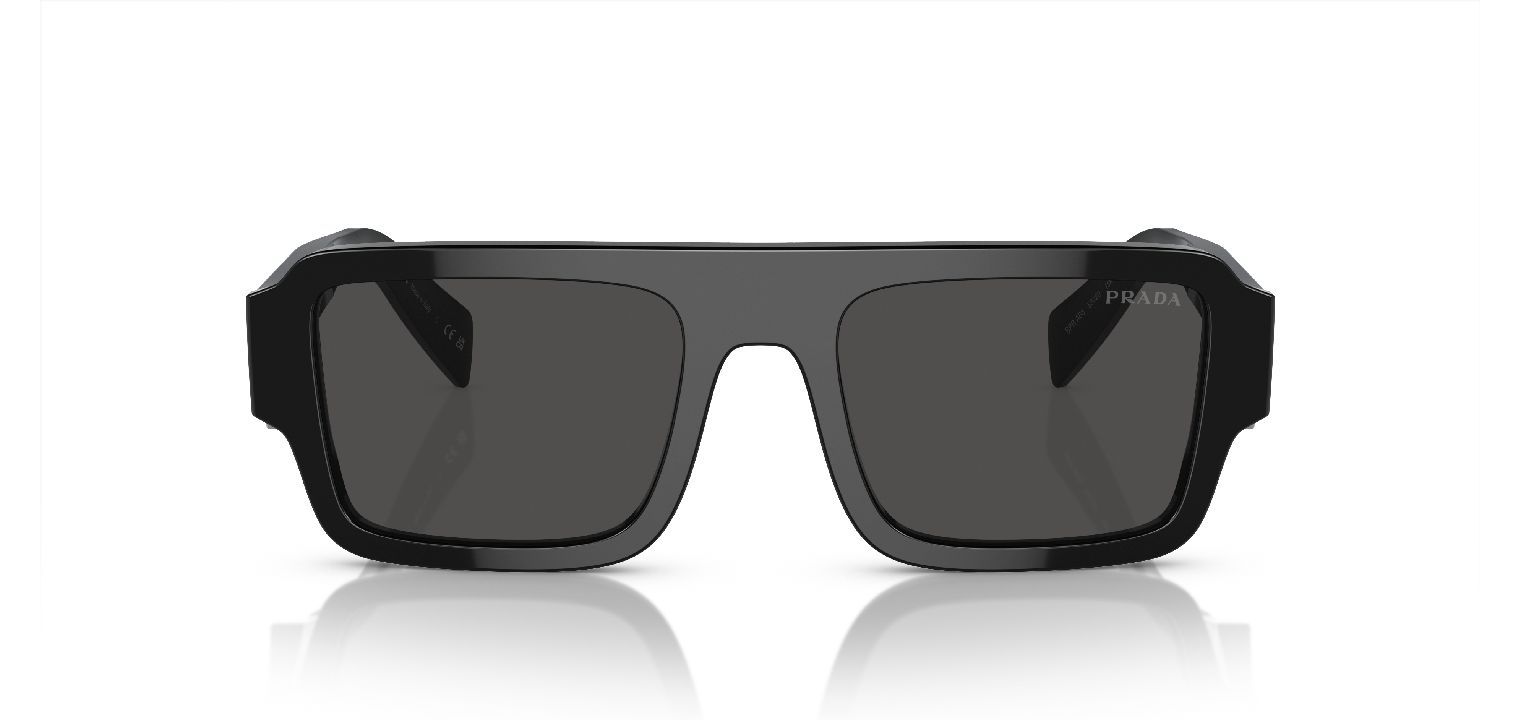 Prada Rectangle Sunglasses 0PR A05S Black for Man