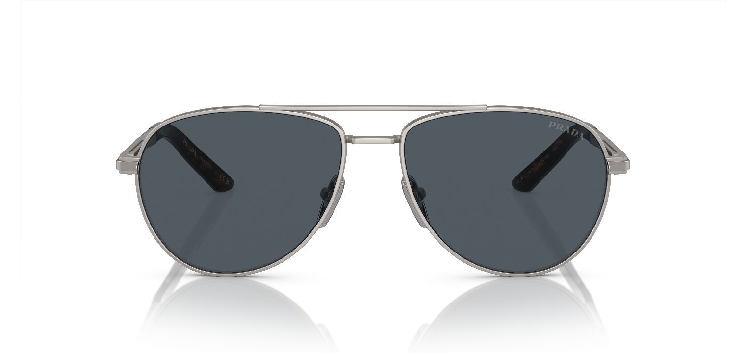 Prada Aviator Sonnenbrillen 0PR A54S Grau für Herren