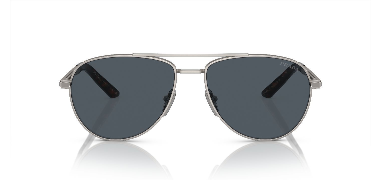 Prada Pilot Sonnenbrillen 0PR A54S Grau für Herren