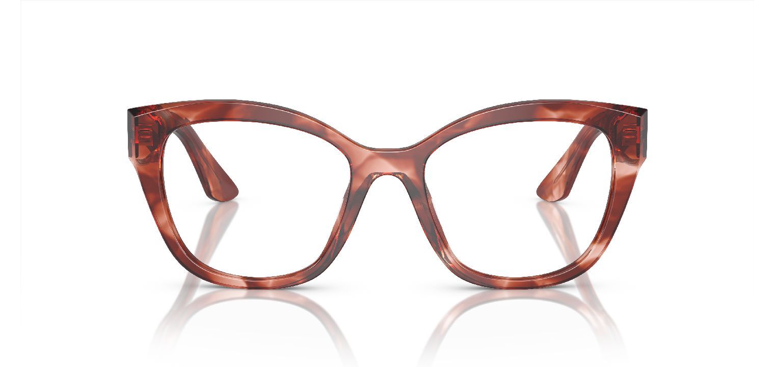 Miu Miu Quadratisch Brillen 0MU 05XV Rot für Dame
