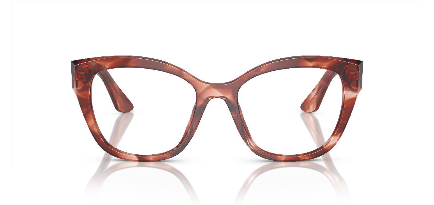 Lunettes de vue Miu Miu Carré 0MU 05XV Rouge pour Femme