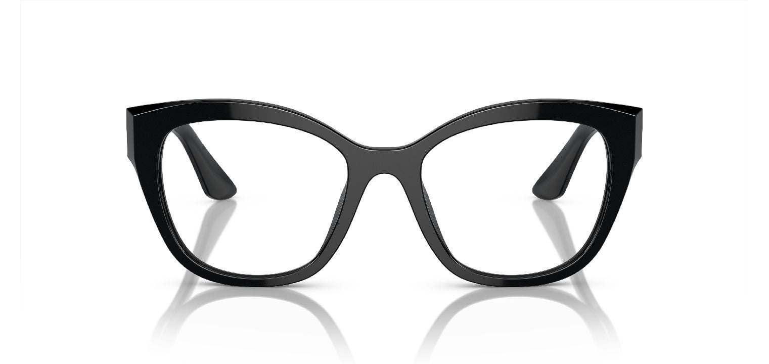 Miu Miu Quadratisch Brillen 0MU 05XV Schwarz für Damen