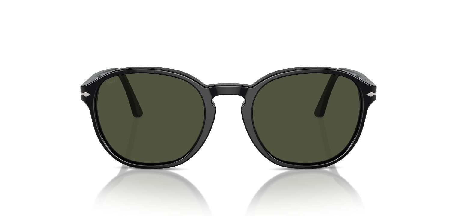 Persol Oval Sunglasses 0PO3343S Black for Unisex