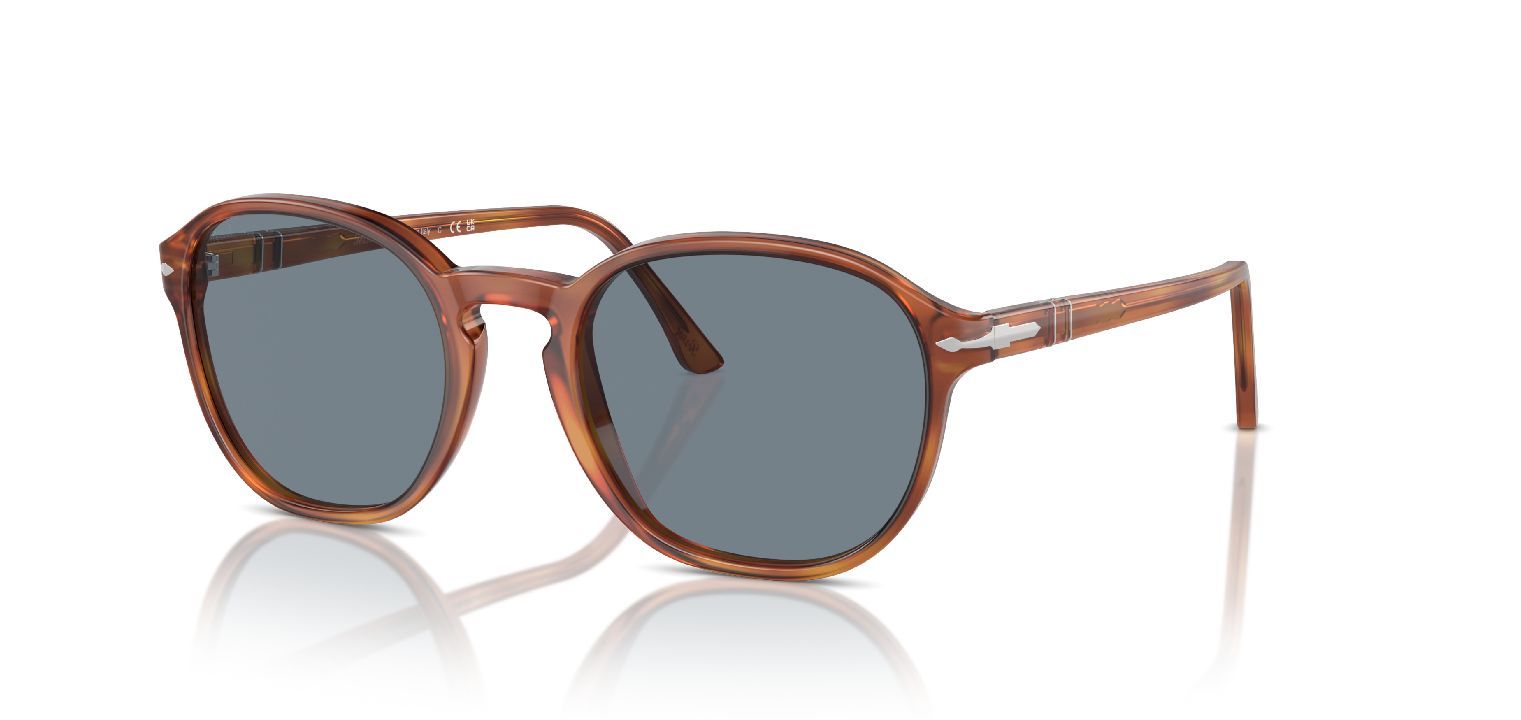 Persol Quadratisch Sonnenbrillen 0PO3343S Rot für Damen/Herren