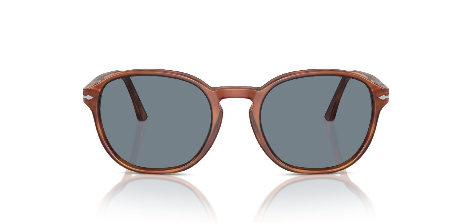 Persol Oval Sonnenbrillen 0PO3343S Rot für Damen/Herren
