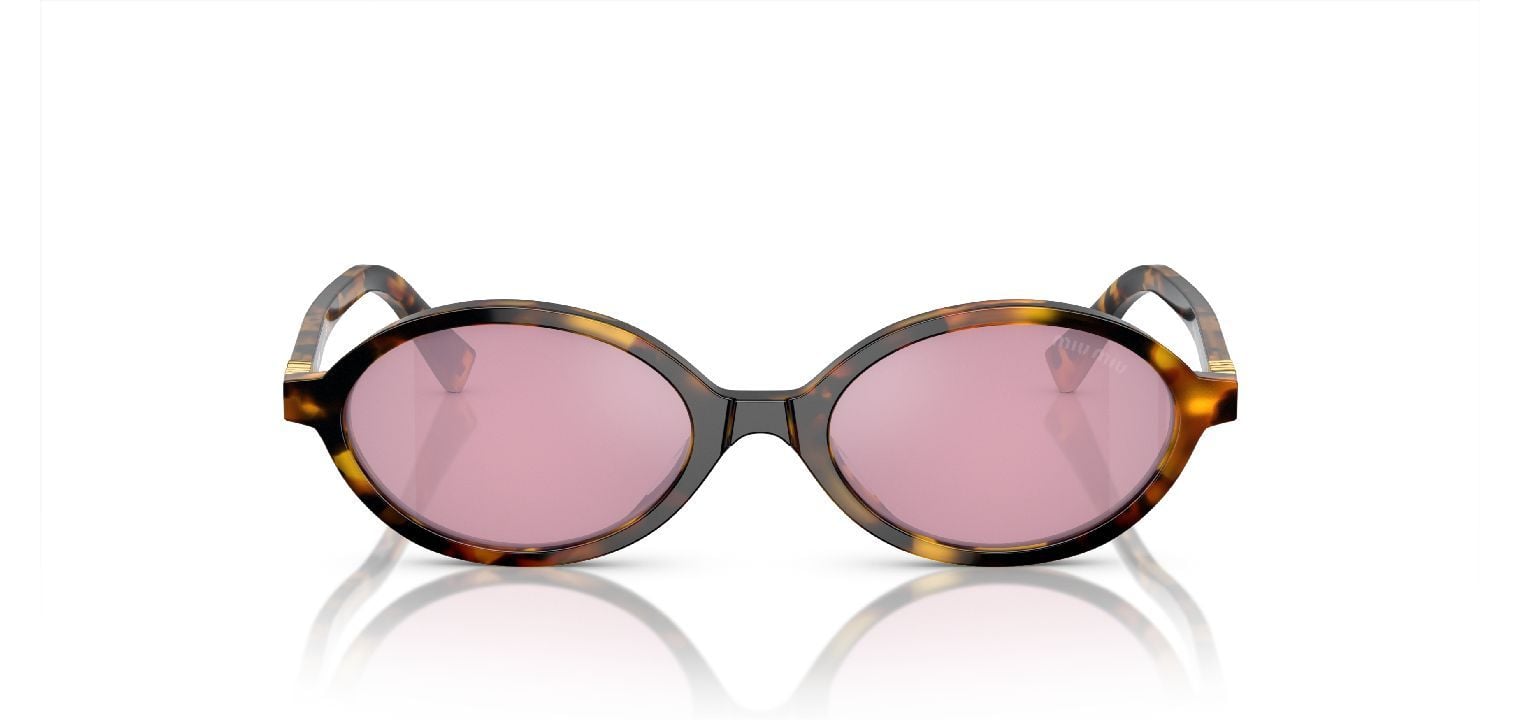 Lunettes de soleil Miu Miu Ovale 0MU 04ZS Ecaille pour Femme