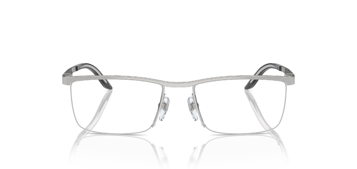 Philippe Starck Rechteckig Brillen 0SH2085 Sillber für Herren