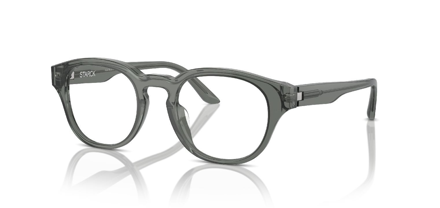 Lunettes de vue Philippe Starck Ronde 0SH3099 Gris pour Homme