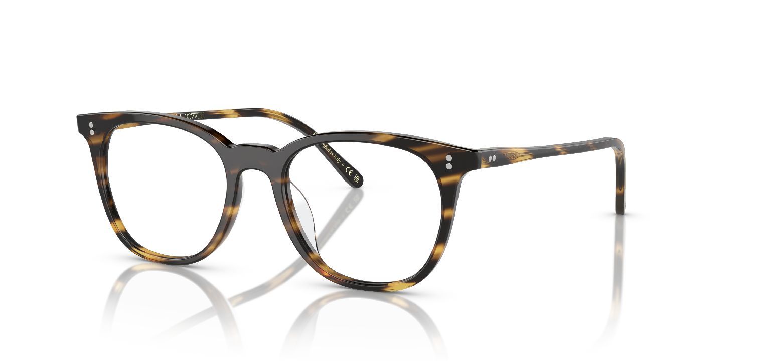 Lunettes de vue Oliver Peoples Ronde 0OV5538U Marron pour Homme Femme Visilab