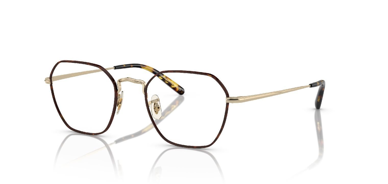 Oliver Peoples Hexagonal Eyeglasses 0OV1334 Havana for Unisex