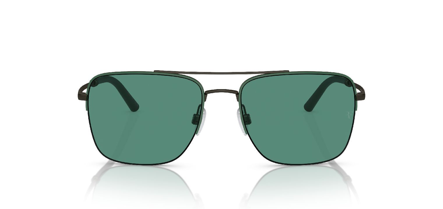 Oliver Peoples Quadratisch Sonnenbrillen 0OV1343S Grün für Herren