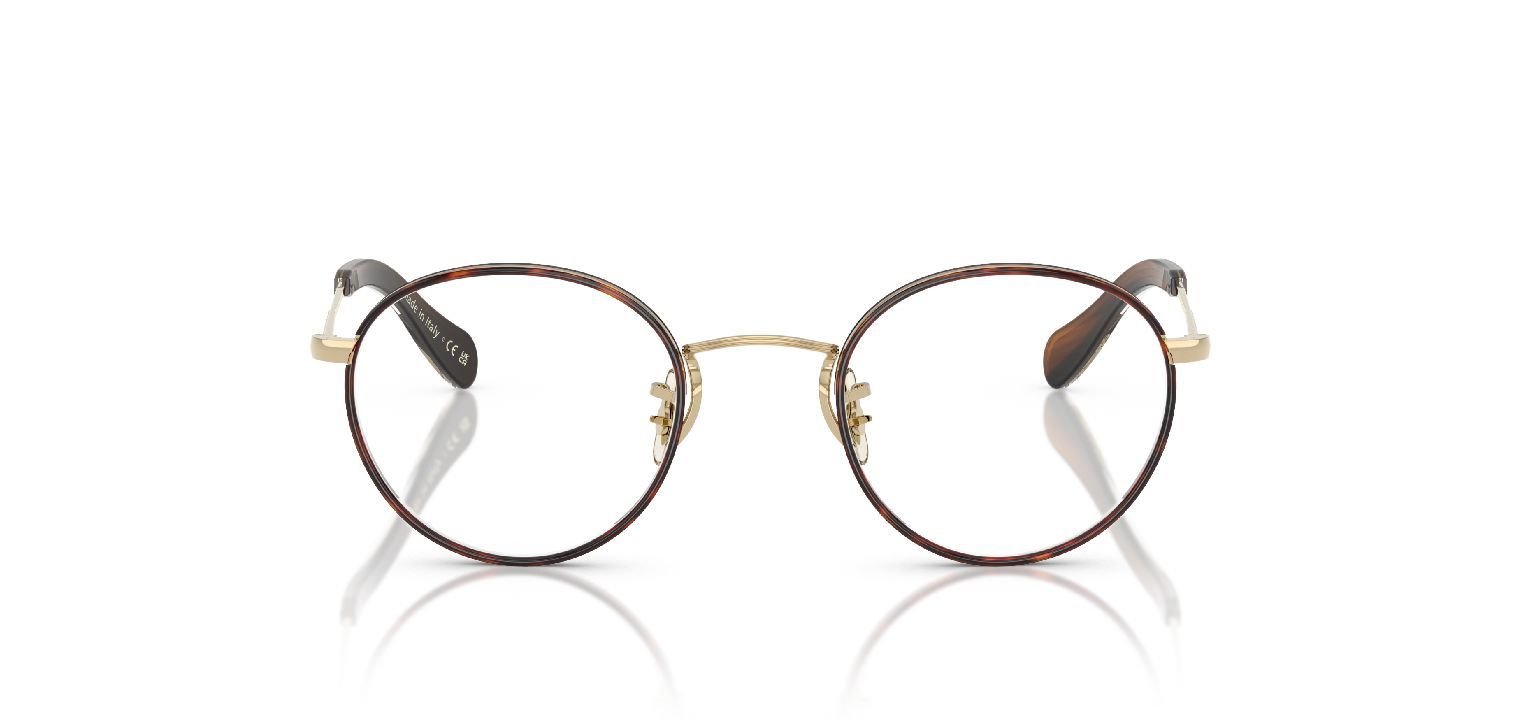 Oliver Peoples Round Eyeglasses 0OV1352 Gold for Man