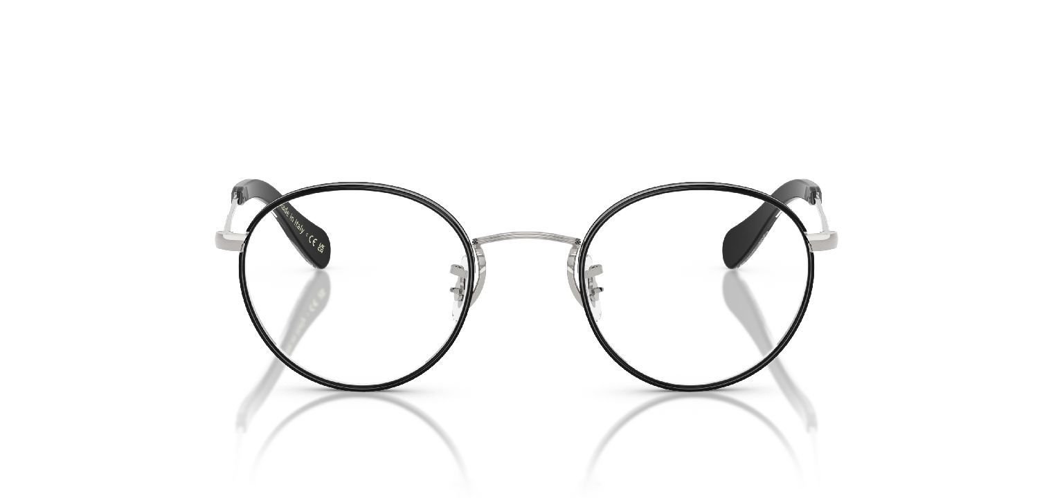 Oliver Peoples Round Eyeglasses 0OV1352 Silver for Man