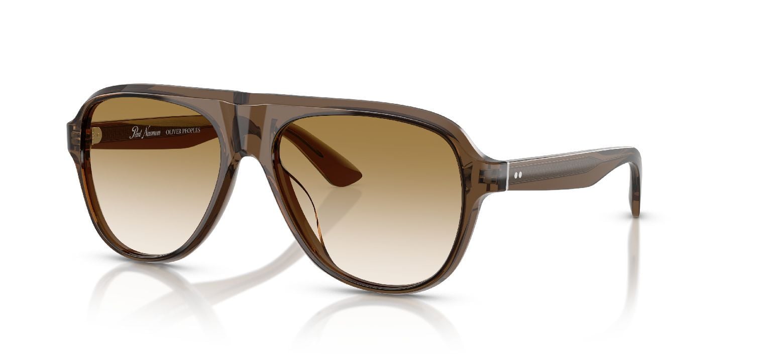 Oliver Peoples Aviator Eyeglasses 0OV5581U Marron for Man