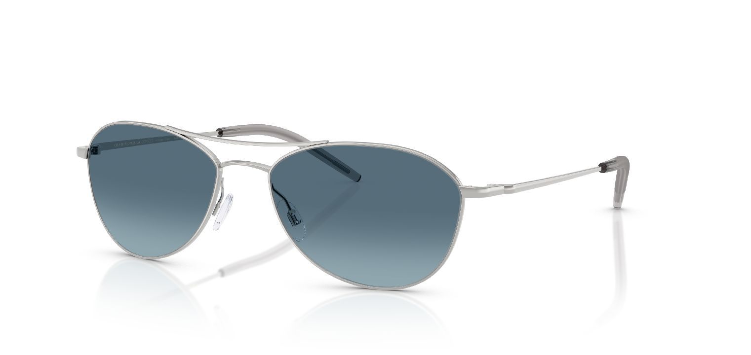 Oliver Peoples Aviator Sunglasses 0OV1358S Silver for Unisex
