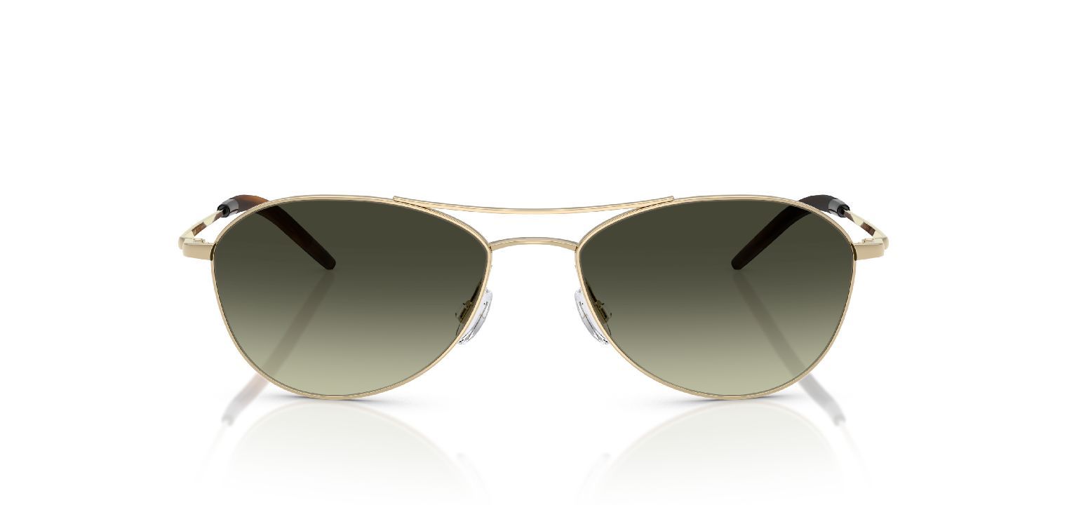 Oliver Peoples Aviator Sunglasses 0OV1358S Gold for Unisex