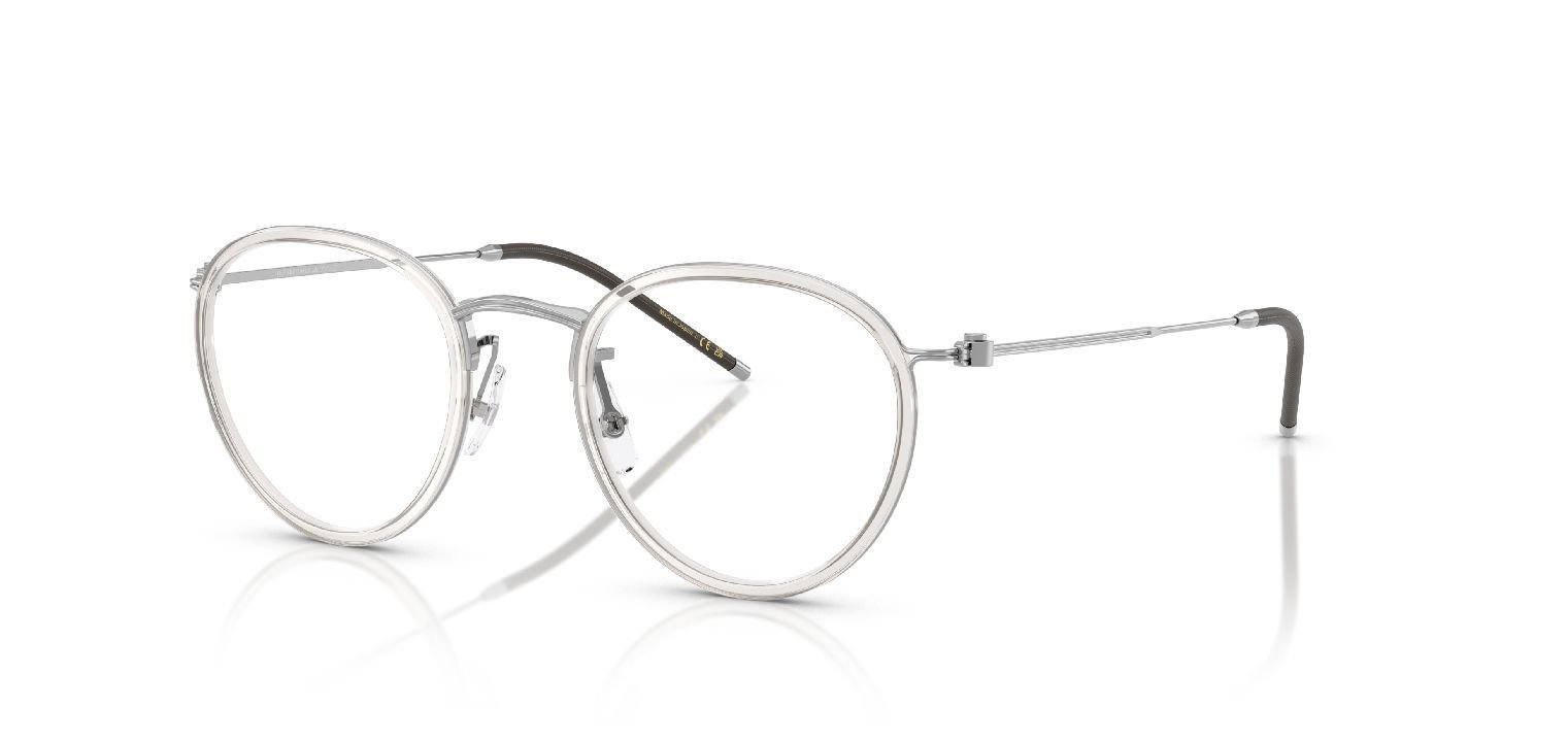 Oliver Peoples Round Eyeglasses 0OV1360T Silver for Unisex