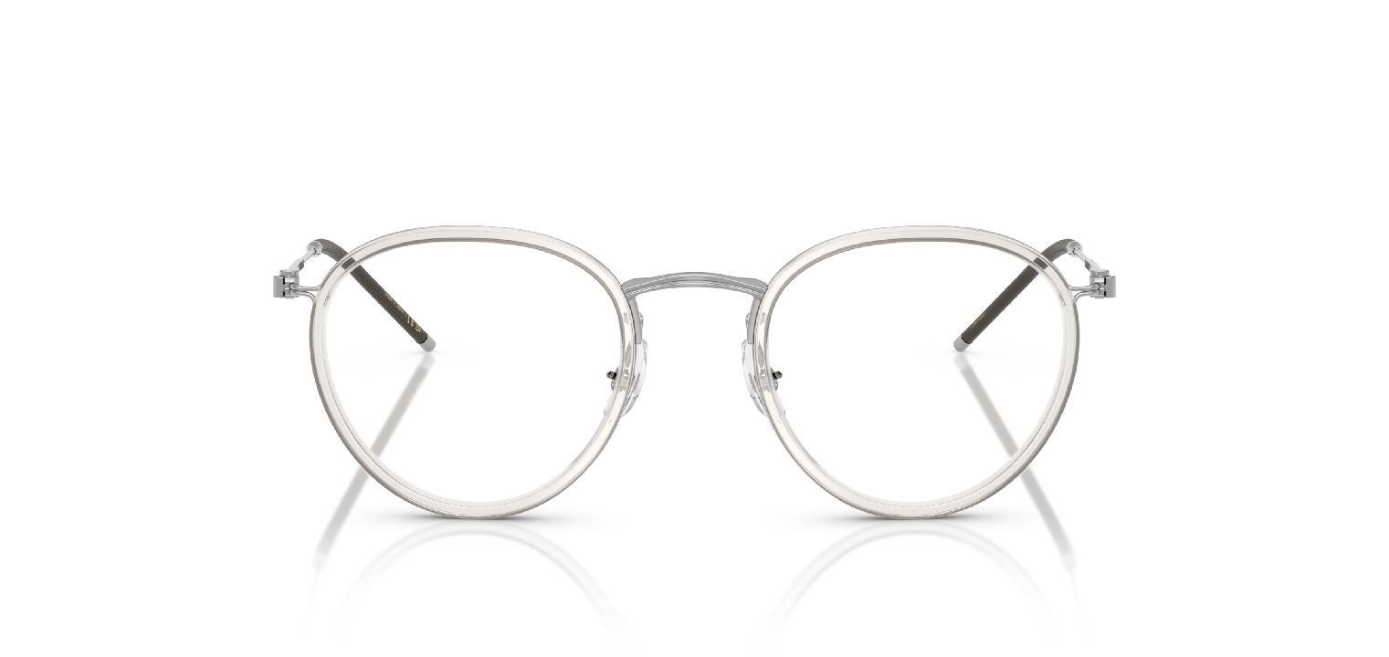 Oliver Peoples Round Eyeglasses 0OV1360T Silver for Unisex