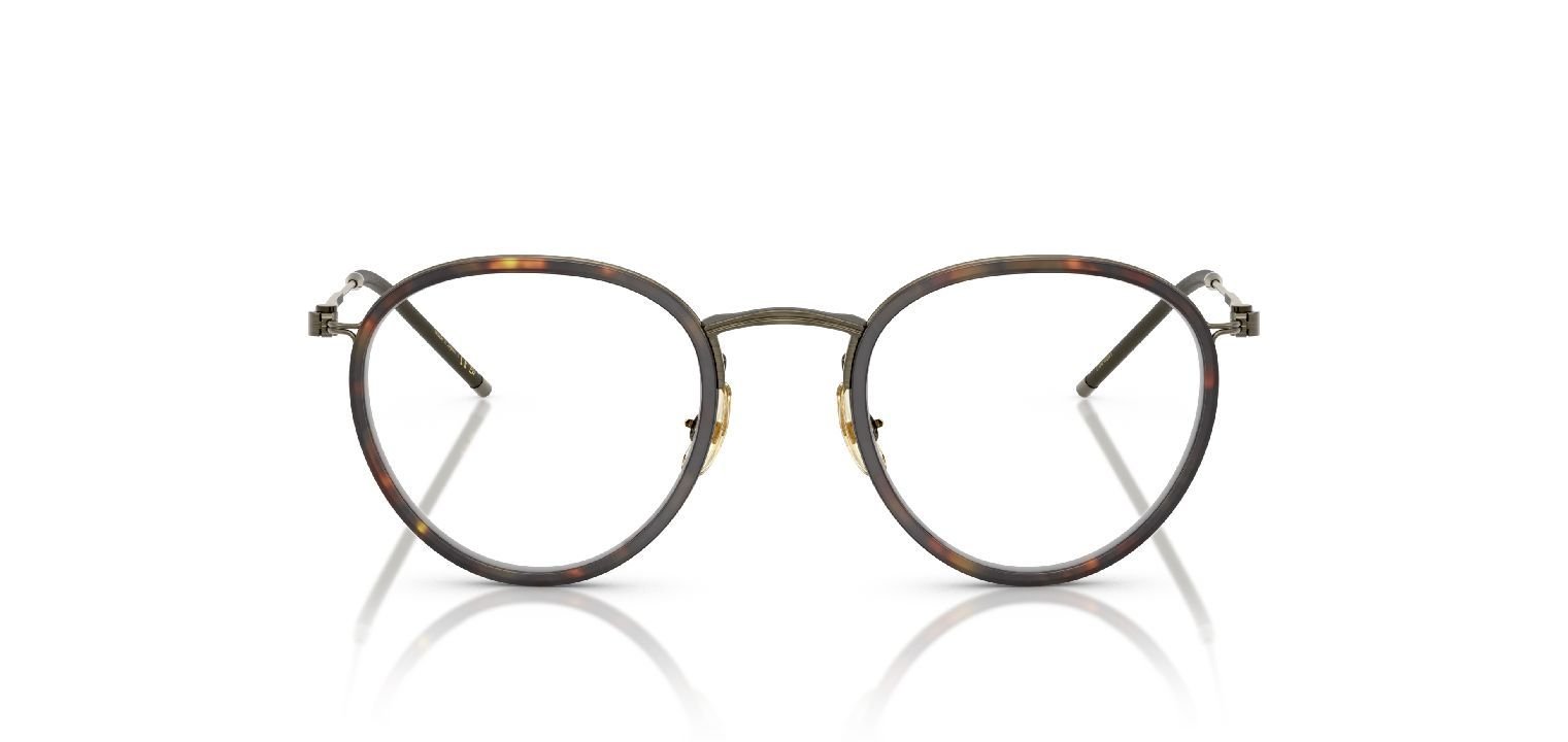 Oliver Peoples Round Eyeglasses 0OV1360T Gold for Unisex